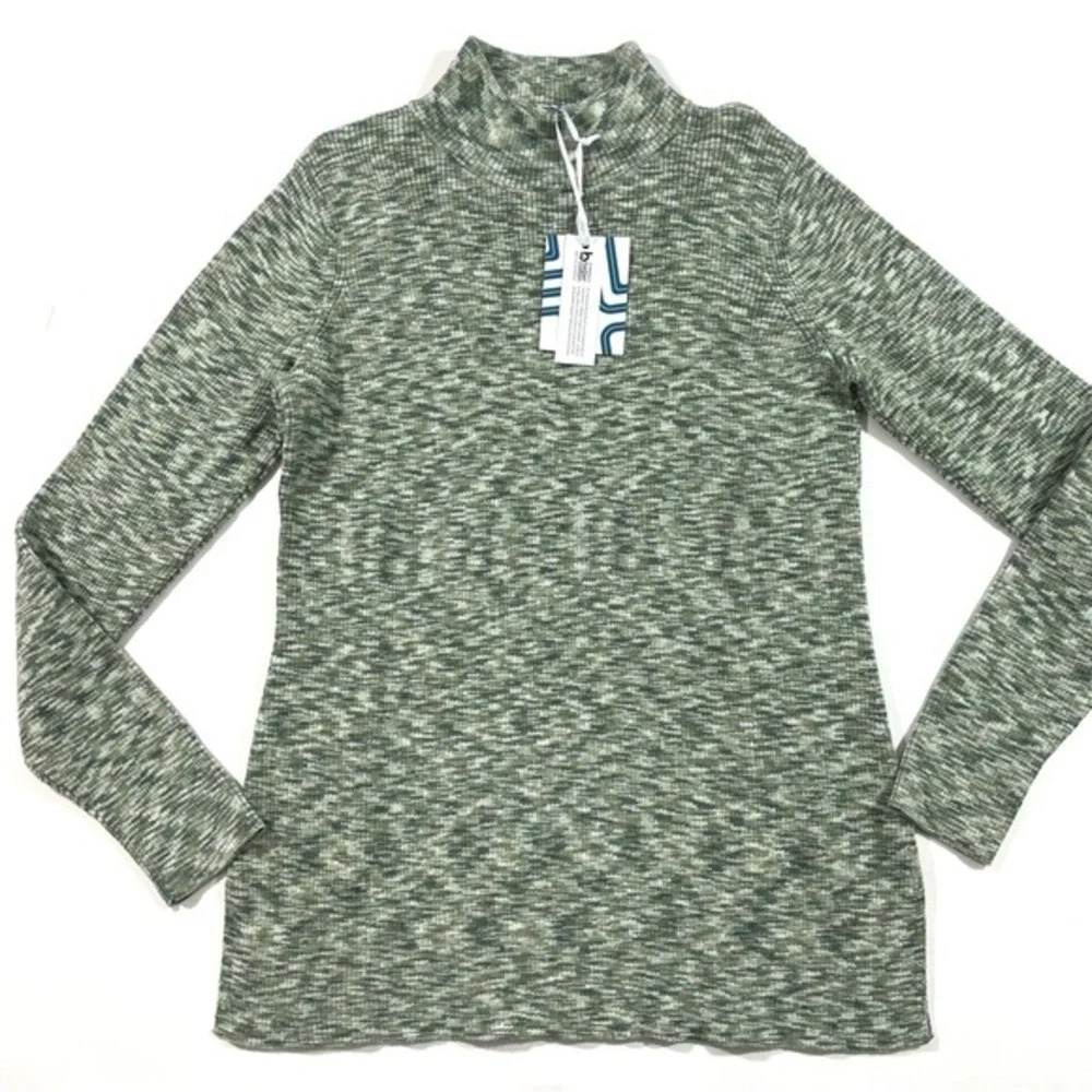 New Market & Spruce Stitch Fix Rhea Knit Space Dye Mock Neck Sweater